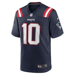 NFL Drake Maye New England Patriots Player Game Jersey - Navy