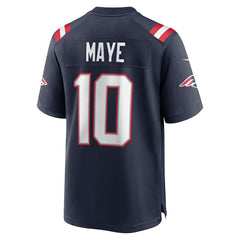 NFL Drake Maye New England Patriots Player Game Jersey - Navy