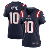 NFL Drake Maye New England Patriots Women's Player Game Jersey - Navy