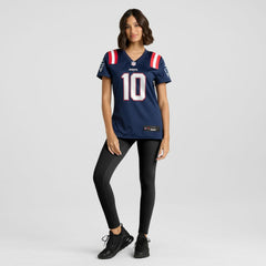 NFL Drake Maye New England Patriots Women's Player Game Jersey - Navy
