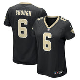 NFL Tyler Shough New Orleans Saints Women's Game Jersey - Black