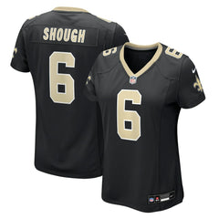 Tyler Shough New Orleans Saints Women's Game Jersey Black