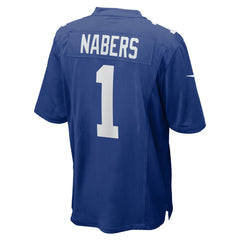 NFL Malik Nabers New York Giants Player Game Jersey - Royal