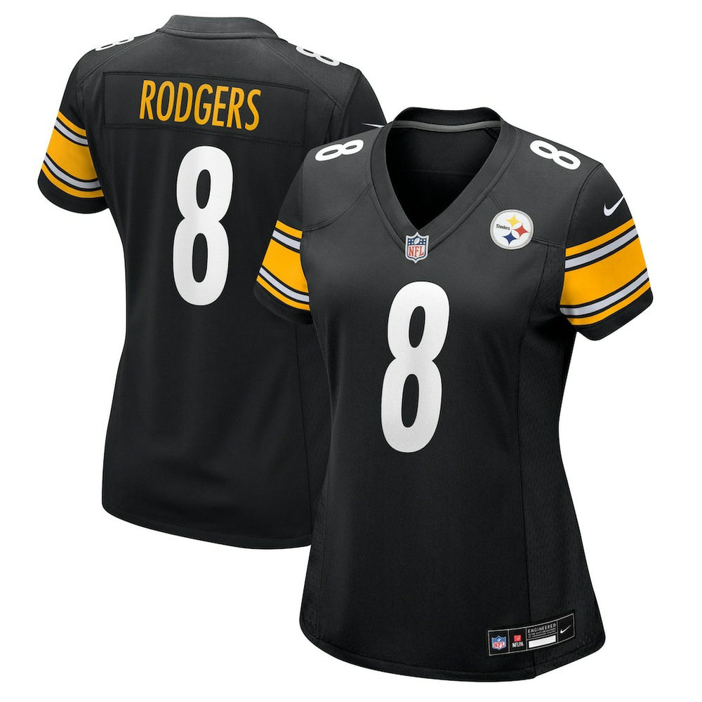 NFL Aaron Rodgers Pittsburgh Steelers Women's Game Jersey - Black