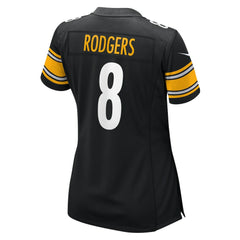 NFL Aaron Rodgers Pittsburgh Steelers Women's Game Jersey - Black