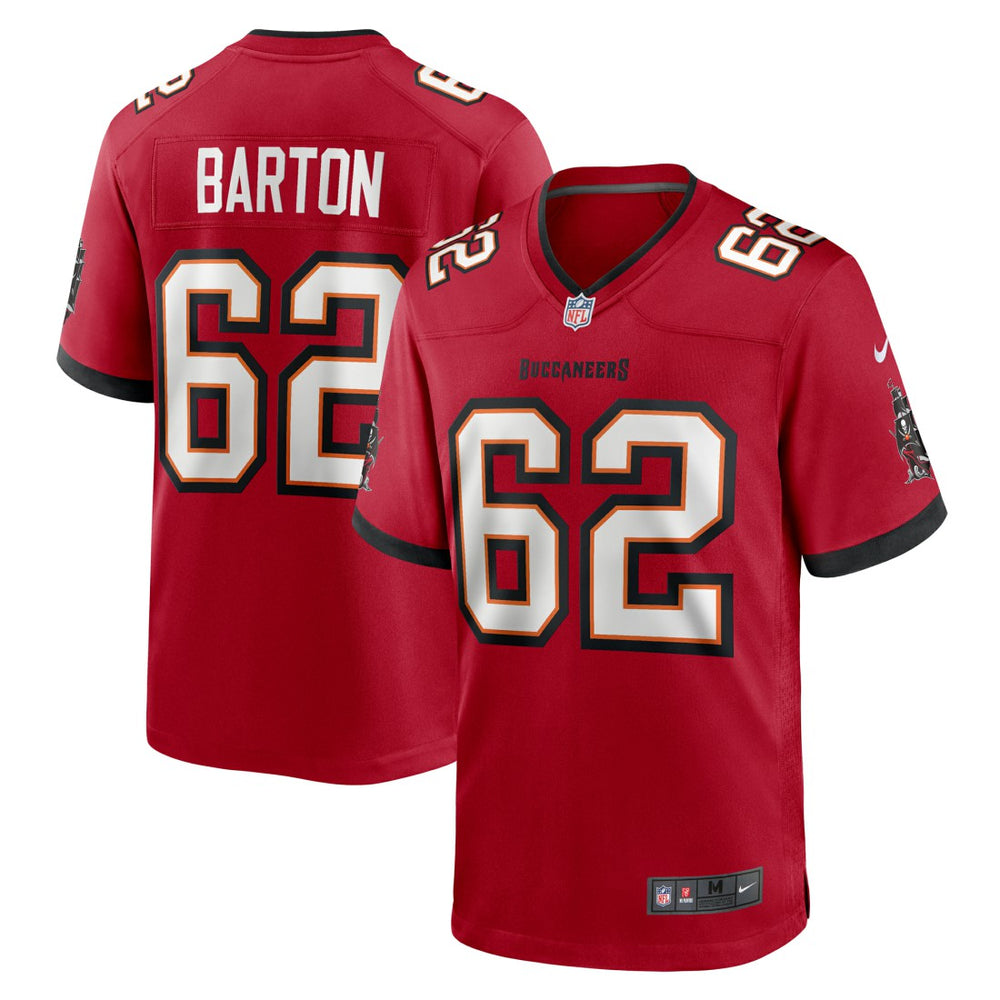 NFL Graham Barton Tampa Bay Buccaneers Player Game Jersey - Red