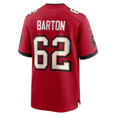 NFL Graham Barton Tampa Bay Buccaneers Player Game Jersey - Red