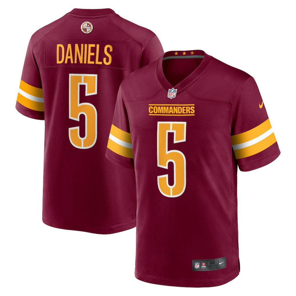 NFL Jayden Daniels Washington Commanders Player Game Jersey - Burgundy