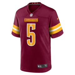 NFL Jayden Daniels Washington Commanders Player Game Jersey - Burgundy
