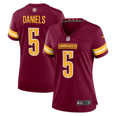 NFL Jayden Daniels Washington Commanders Women's Player Game Jersey - Burgundy