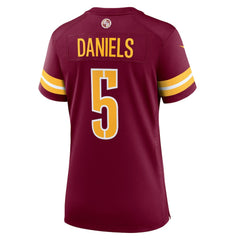 NFL Jayden Daniels Washington Commanders Women's Player Game Jersey - Burgundy