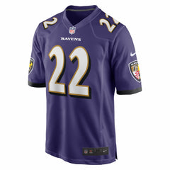 NFL Derrick Henry Baltimore Ravens Game Player Jersey - Purple