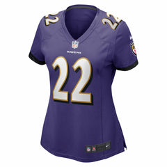 NFL Derrick Henry Baltimore Ravens Women's Game Player Jersey - Purple