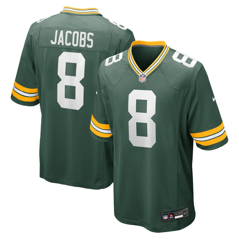 NFL Josh Jacobs Green Bay Packers Team Game Jersey - Green