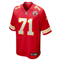 NFL Josh Simmons Kansas City Chiefs 2025 NFL Draft First Round Pick Game Jersey - Red