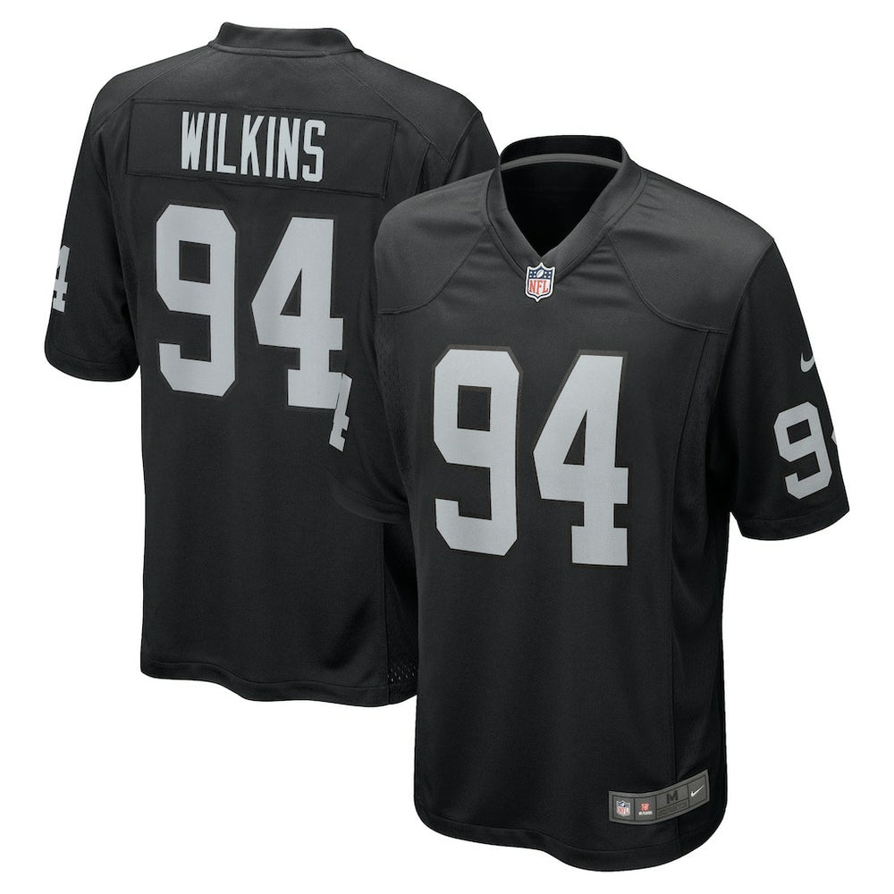 NFL Christian Wilkins Las Vegas Raiders Team Game Jersey - Black