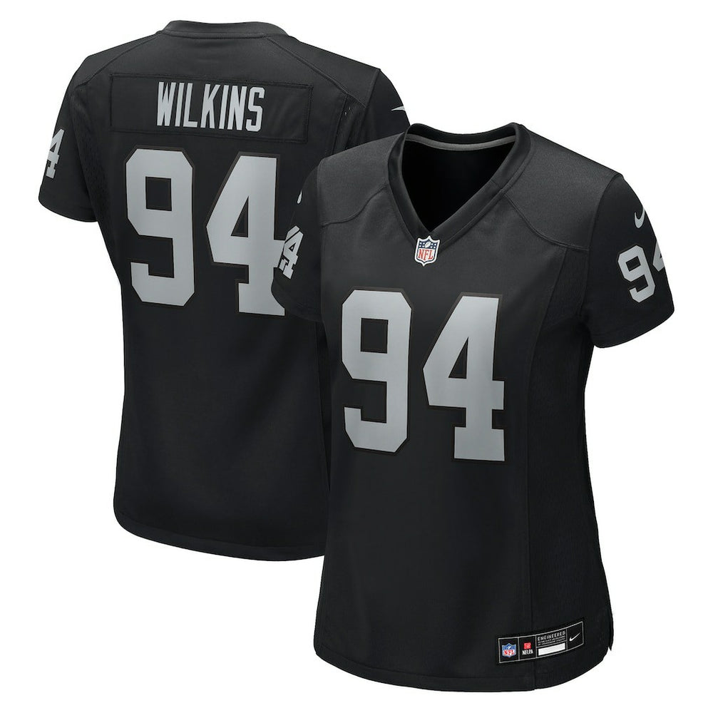 NFL Christian Wilkins Las Vegas Raiders Women's Team Game Jersey - Black