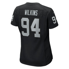 NFL Christian Wilkins Las Vegas Raiders Women's Team Game Jersey - Black