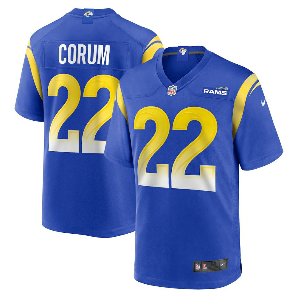 NFL Blake Corum Los Angeles Rams Game Player Jersey - Royal