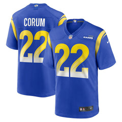 NFL Blake Corum Los Angeles Rams Game Player Jersey - Royal