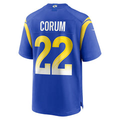 NFL Blake Corum Los Angeles Rams Game Player Jersey - Royal