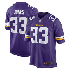 NFL Aaron Jones Minnesota Vikings Game Player Jersey - Purple