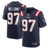 NFL Milton Williams New England Patriots Game Player Jersey - Navy