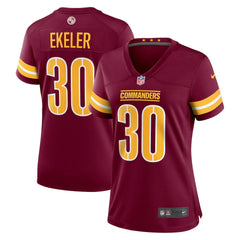Austin Ekeler Washington Commanders Women's Game Player Jersey Burgundy