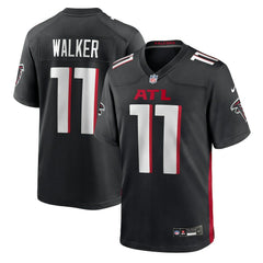 NFL Jalon Walker Atlanta Falcons 2025 NFL Draft First Round Pick Game Jersey - Black