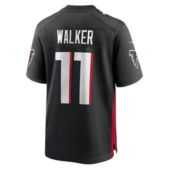 NFL Jalon Walker Atlanta Falcons 2025 NFL Draft First Round Pick Game Jersey - Black