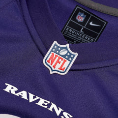 NFL Malaki Starks Baltimore Ravens 2025 NFL Draft First Round Pick Game Jersey - Purple