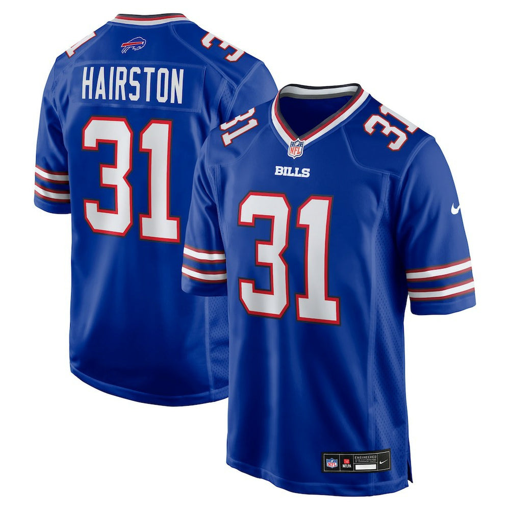 NFL Maxwell Hairston Buffalo Bills 2025 NFL Draft First Round Pick Game Jersey - Royal