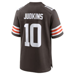 NFL Quinshon Judkins Cleveland Browns 2025 NFL Draft Game Jersey - Brown