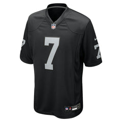 NFL Geno Smith Las Vegas Raiders Game Player Jersey - Black