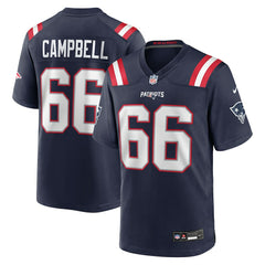NFL Will Campbell New England Patriots 2025 NFL Draft First Round Pick Game Jersey - Navy