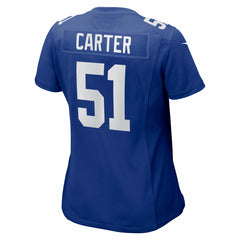 NFL Abdul Carter New York Giants Women's First Round Pick Game Jersey - Royal