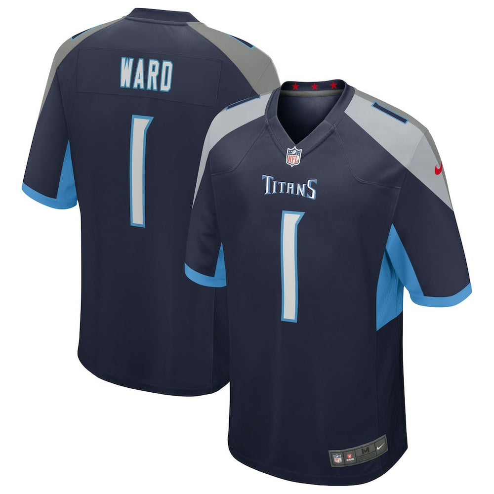 NFL Cameron Ward Tennessee Titans 2025 NFL Draft First Round Pick Alternate Game Jersey - Navy