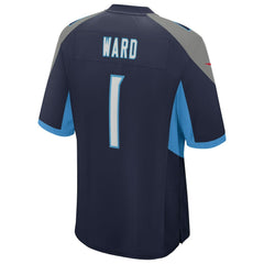 NFL Cameron Ward Tennessee Titans 2025 NFL Draft First Round Pick Alternate Game Jersey - Navy