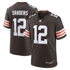 NFL Shedeur Sanders Cleveland Browns 2025 NFL Draft Game Jersey - Brown