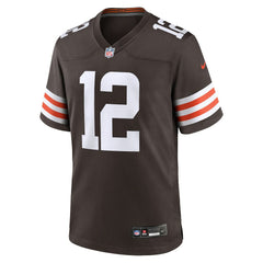 NFL Shedeur Sanders Cleveland Browns 2025 NFL Draft Game Jersey - Brown