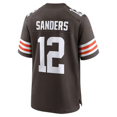 NFL Shedeur Sanders Cleveland Browns 2025 NFL Draft Game Jersey - Brown