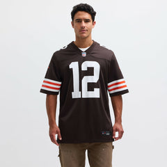 NFL Shedeur Sanders Cleveland Browns 2025 NFL Draft Game Jersey - Brown