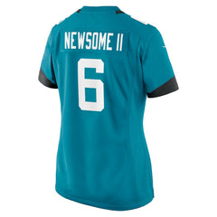 NFL Greg Newsome II Jacksonville Jaguars Women's Team Game Jersey - Teal