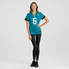 NFL Greg Newsome II Jacksonville Jaguars Women's Team Game Jersey - Teal