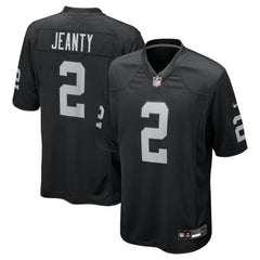 NFL Ashton Jeanty Las Vegas Raiders 2025 NFL Draft First Round Pick Game Jersey - Black