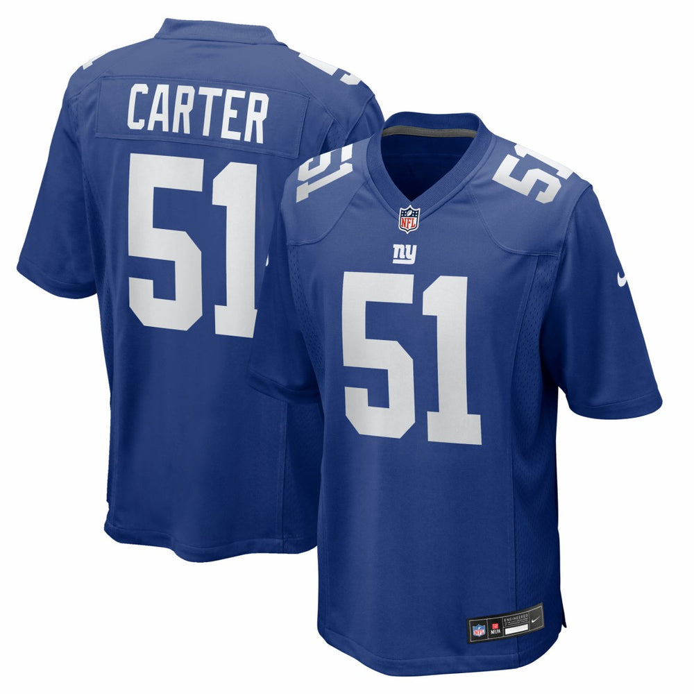 NFL Abdul Carter New York Giants 2025 NFL Draft First Round Pick Game Jersey - Royal