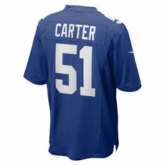 NFL Abdul Carter New York Giants 2025 NFL Draft First Round Pick Game Jersey - Royal