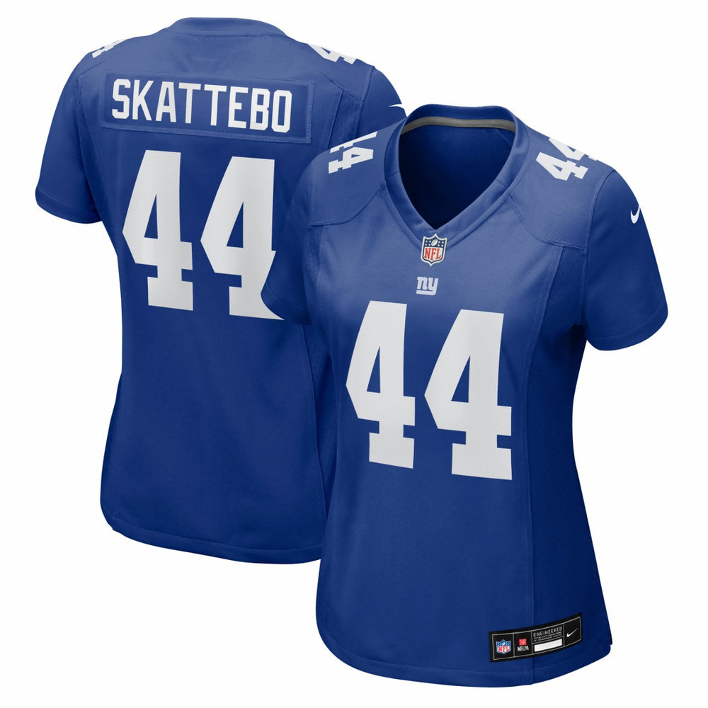 NFL Cam Skattebo New York Giants Women's Team Game Player Jersey - Royal