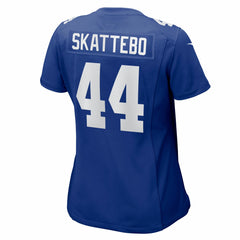 NFL Cam Skattebo New York Giants Women's Team Game Player Jersey - Royal