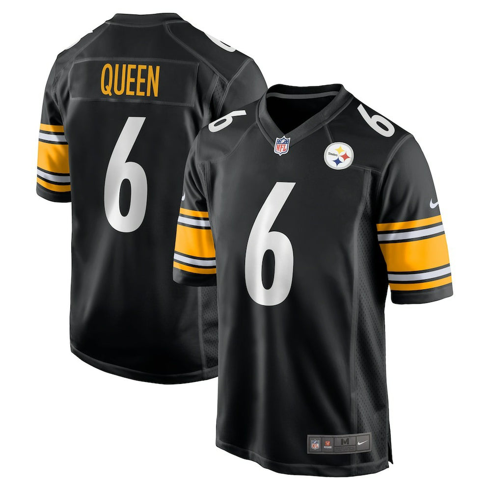 NFL Patrick Queen Pittsburgh Steelers Game Player Jersey - Black